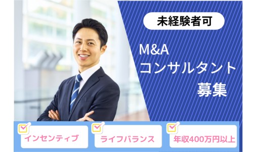 M&A開発支援株式会社の正社員 コンサルティング コンサルティング会社の求人情報イメージ1